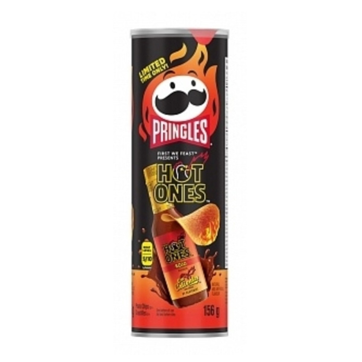 Pringles Hot Ones Los Calientes Rojo 156gr